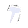 thumbnail image 4 of Todaioua Plant Labels, 100pcs T Type Plant Markers, Plastic Garden Labels, Waterproof Plant Tags, Herb Garden Markers, Outdoor Plant Labels, Seedling Identification Tags, Durable Garden Markers, 4 of 8