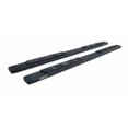 thumbnail image 1 of Go Rhino Nerf Bar 685439987T OE Xtreme Low Profile; With Step Pads; 5 Inch Oval Straight; Black Textured Powder Coated; Steel; With Plastic End Caps; Rocker Panel Mount, 1 of 4