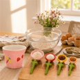 thumbnail image 4 of Tyidzon Baking Tool-Handmades Flowers Ceramic Measuring Spoons With Boxed Gift Set, 4 of 6