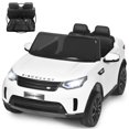 thumbnail image 1 of Costway 12V Licensed Land Rover Kid Ride On Car 2-Seater Electric Vehicle RC w/MP3 White, 1 of 10