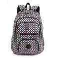 thumbnail image 1 of 2022 New Multi Pockets College Students Backpacks Colorful Print Oxford Waterproof Travel Bags Large Capacity Laptop Rucksacks, 1 of 7