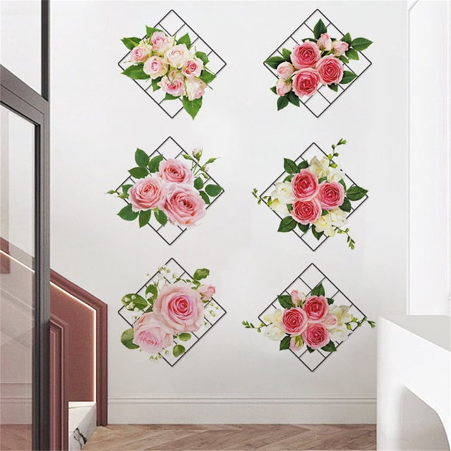 XYAIYT 3D Realistic Wall Stickers for Bedroom Living Room Home Decor Easy to Apply and Remove PVC Material Suit for Smooth Surfaces Like Tiles and Mirrors Long Lasting Versatile Design