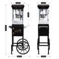 thumbnail image 2 of 6OZ Popcorn Machine with Cart, Theater Style Commercial Popcorn Popper, 480W, Stainless Steel, Red, Includes Kernel Catcher Drawer, 2 of 6