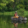 thumbnail image 4 of Goplus Inflatable Fishing Float Tube w/Pump & Storage Pockets & Fish Ruler Gray, 4 of 10