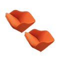 thumbnail image 1 of Transemion 2x Quick Installation And Easy Care Stretchy Chair Covers For Maintenance High Elastic Full orange 1Set, 1 of 6