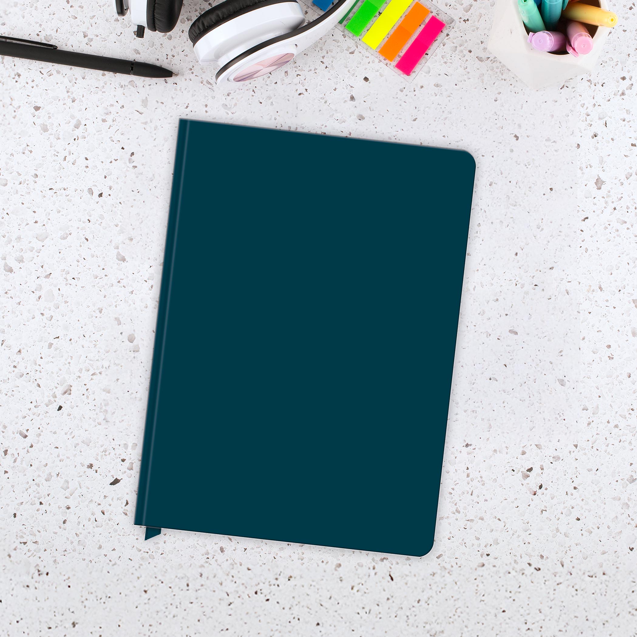 Hilroy Hardbound Journal, 6" x 8", 192 Pages, Assorted Colours