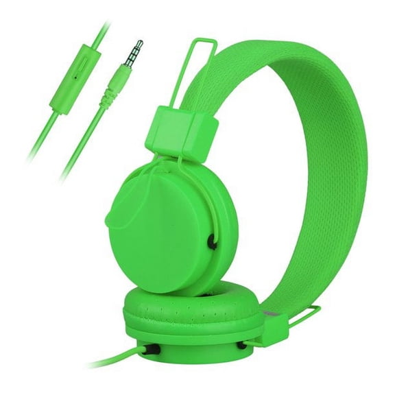 SNNROO Children‘s Noise-Canceling Over-Ear Headphones  Green  EP05