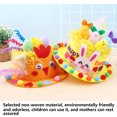 thumbnail image 4 of kurtrusly Complete Easter Hat Making Kit Eco-Friendly Non-Woven For Children Eco-friendly Easter Hats Are pink, 4 of 6