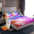thumbnail image 1 of Marble Sheets Queen Size Stone Pattern Fluid Bed Sheets Set Abstract Art Marbling Glitter Sheet Set Modern Iridescen Bedding Set With 2 Pillow Case, 1 of 7