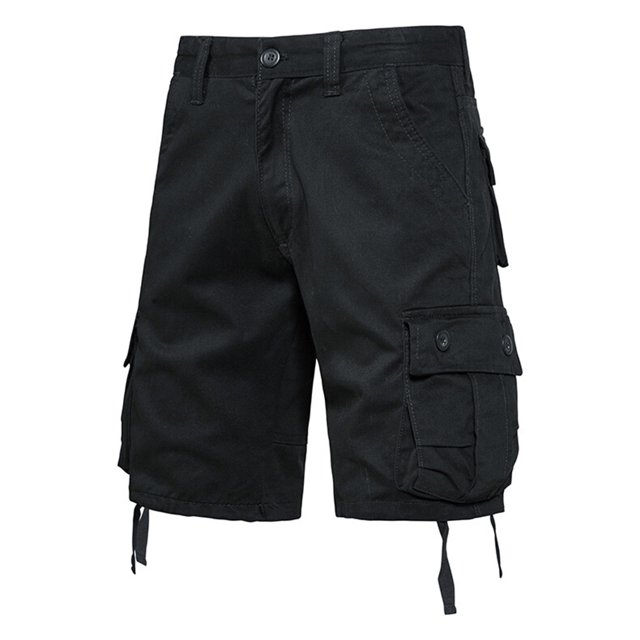 Styesk Mens Shorts Men's Pockets Cargo Pants Casual Button Classic Summer Short With Multi Pockets