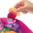 thumbnail image 2 of Polly Pocket & DreamWorks Trolls Compact Playset with Poppy & Branch Dolls & 13 Accessories, 2 of 6