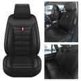 thumbnail image 2 of Maidao Car Seat Covers for FIAT for Panda 2011-Present 5 Seats Front Rear Cushion Protector with Headrest Black, 2 of 7