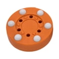 thumbnail image 1 of Siruishop Rondelle de Hockey à Roulettes Rondelle de Hockey de Rue Lisse Portable Rondelle de Hockey sur Glace Rondelle d'Entraînement pour Compétition Enfants Adultes Débutants Orange, 1 of 8