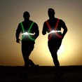 thumbnail image 5 of LJNYFDC Gilet de Course Haute Visibilité Gilet de Course Réfléchissant à DEL Haute Luminosité Ultra Léger Rechargeable par USB Veilleuse Réfléchissante Portable pour la Sécurité, 5 of 5