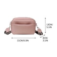 thumbnail image 3 of Vaidha One Shoulder Crossbody Bag Leather Large Capacity Multi Compartment Women Bag, 3 of 3