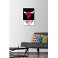 thumbnail image 3 of NBA Chicago Bulls - Logo 21 Wall Poster, 22.375" x 34" Framed, 3 of 4
