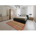 thumbnail image 4 of Ahgly Company Tapis d'Intérieur Rectangulaire Abstrait Rouge Tapis de Zone Abstrait, 4 Pieds x 6 Pieds, 4 of 6