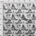 thumbnail image 3 of oneOone Polyester Spandex Gray2 Fabric Cowboy Sewing Craft Projects Fabric Prints By Yard 56 Inch Wide, 3 of 5