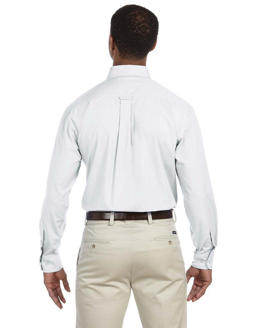Harriton Men's 3.1 oz. Essential Poplin
