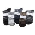 thumbnail image 4 of of Wool Pairs Cold Socks Mens Winter Socks Warm 5 Knit Soft Socks, 4 of 4