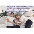 thumbnail image 5 of RUVANTI 100% Cotton Full Sheets, Percale Bedding Full Size Set, Maple, 5 of 5