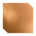 thumbnail image 1 of Fasade Miniquattro Vinyl Ceiling Panel 2ft x 2ft Polished Copper 5 Pack, 1 of 5