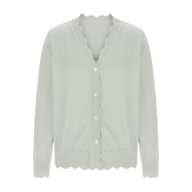 Erwazi Cardigans pour Femmes Automne Tendance à Boutons, Ouvert à l'Avant, Cardigans Légers