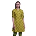 thumbnail image 1 of Bimba Printed Kurtis For Women Short Kurti For Girls Straight Tunic Tops, 1 of 6