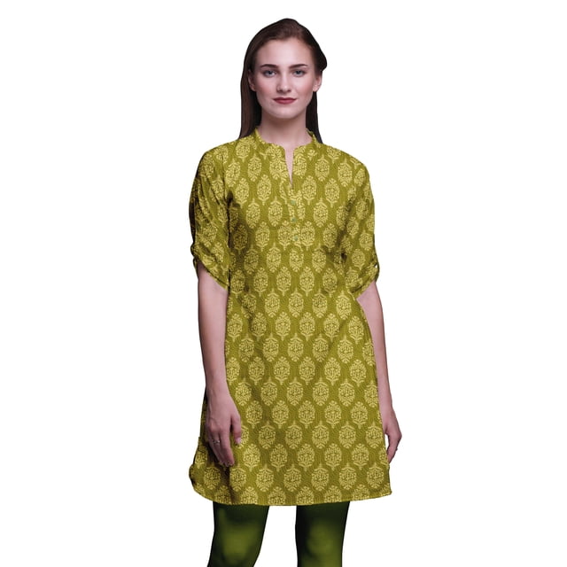 Bimba Printed Kurtis For Women Short Kurti For Girls Straight Tunic Tops