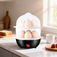 thumbnail image 4 of Birdeem Electric Egg Cooker,Rapid Double Layer Egg Boiler and Steamer with Automatic Shut Off,for Perfect Soft Medium Hard Boiled Eggs,Compact Space Saving Design for Home Kitchen, 4 of 9