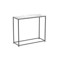 thumbnail image 3 of Safdie & Co. Console Table Marble Black Metal, 3 of 4
