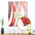 thumbnail image 3 of Designart "Radiant Pink Polar Smoke I" Abstract Oversized Wall Mirror - Modern Abstract Living Room Wall Mirror - Multiple Color Options, 3 of 6