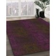 thumbnail image 3 of Ahgly Tapis d'Intérieur Lavable en Machine Carré Sépia Brun, 5 Pieds Carré, 3 of 7