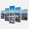 thumbnail image 2 of Panorama d'Hiver des Alpes Autrichiennes - Impression sur Toile Paysage, 2 of 3