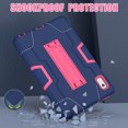 thumbnail image 2 of TECH CIRCLE Case for Lenovo Tab M9 Tablet (9", 2023 Released) - Shockproof Rugged Cover with Kickstand, Navy + Rose, 2 of 7