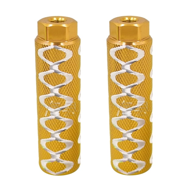 Baohd 2x Precise Fit And Corrosion-resistant Bike Pegs For Long-lasting Usage yellow 1Set