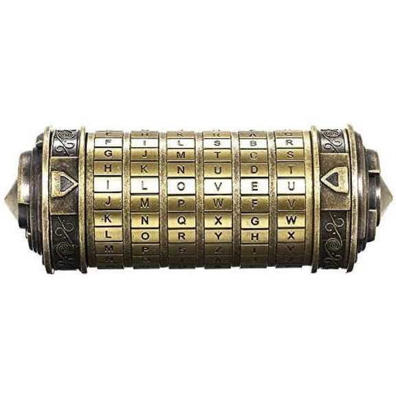 Da Vinci Code Mini Cryptex Lock Anniversary Valentine's Day Romantic Birthday Gifts