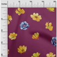 thumbnail image 1 of oneOone Polyester Lycra Fabric Flower Watercolor Print Fabric BTY 56 Inch Wide, 1 of 4