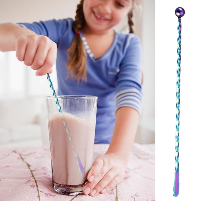 Stainless Steel Dishwasher,Stainless Steel Stirring Rod for Cocktail Mixing, Bar Tool for Blending Drinks