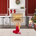 thumbnail image 3 of Patiojoy 6-Panel Safety Playards Foldable Playpen for Pet Black, 3 of 7
