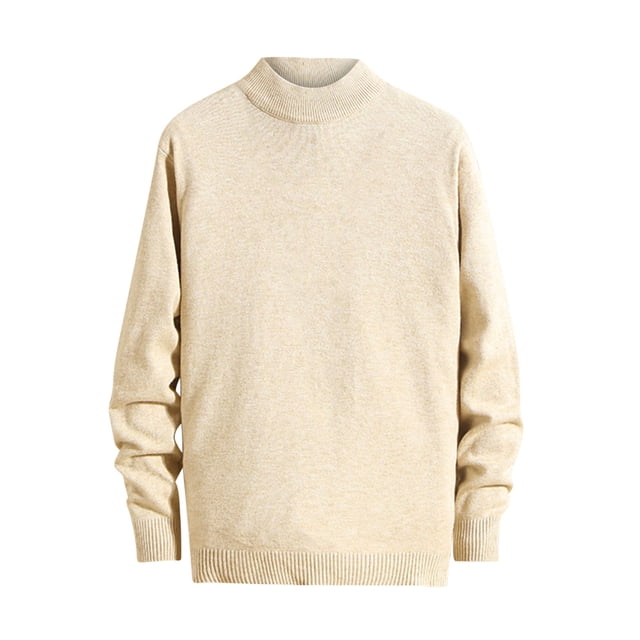 Pisexur Chandails à Capuche pour Hommes d'Automne à Col Rond, Coupe Ajustée, Chandails Légers, Chandail Tricoté pour Chandail Décontracté