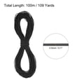 thumbnail image 2 of Uxcell Elastic Cord Heavy Stretch String Rope for Crafting DIY Sewing Hook Straps Camping Tie Down Strap Black 2.5mm x 100m, 2 of 5