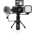 thumbnail image 3 of MINOLTA MND60V 64 MP Autofocus 4K Digital Vlogging Camera / 60FPS Ultra HD Vlogger & Content Creator's Kit (Black) Bundle With 64GB Memory Card + Vlog Tripod + Accessories, 3 of 9