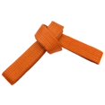 thumbnail image 2 of TOPTIE Karate TaeKwonDo Belt, Martial Arts Double Wrap Solid Rank Belt-Orange-Size 2, 2 of 7