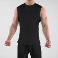 thumbnail image 3 of Men's Sleeveless Workout Swim Shirt - Gym, Muscle, Athletic, and Beach Tank Top, 3 of 6