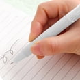 thumbnail image 4 of Student Gel Pens 5-Pack 0.7mm Black Ink Retractable Smooth Writing Quick-Drying Pens for School Note Taking & Office Journaling Hzhnb | Plastic, E, 4 of 9
