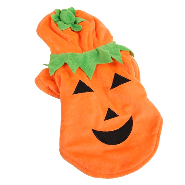 Pumpkin Dog Clothes, Fleece Prevent Sunburn Avoid Losing Hair Dogs Winter Clothing Mesh Design For Medium Large Dogs For Beagle Orange M