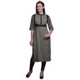 thumbnail image 1 of Bimba Robe Kurti Longue Indienne Imprimée, Tunique Droite, Robes pour Femmes, 1 of 5