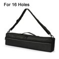 thumbnail image 1 of Soft lining 1617 Holes Flute Bag Padded Concert with Adjustable Shoulder Strap, 1 of 10