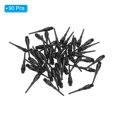 thumbnail image 3 of Unique Bargains 2BA Filetage Plastique Pointe Souple Accessoires de Remplacement, Noir 90 Unités, 3 of 7